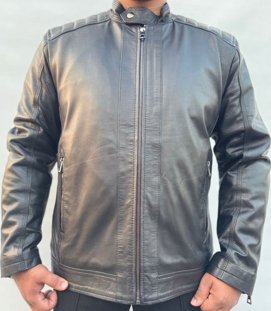 100% Pure Sheep Leather Biker Jacket